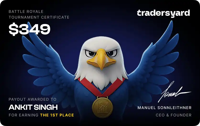 Trader payout screenshot