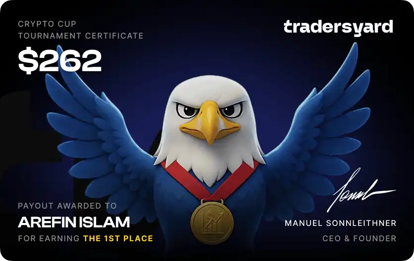 Trader payout screenshot