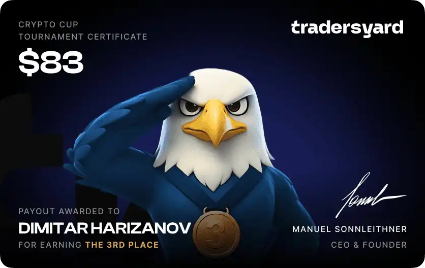 Trader payout screenshot